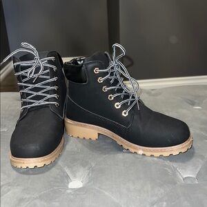 Black boots